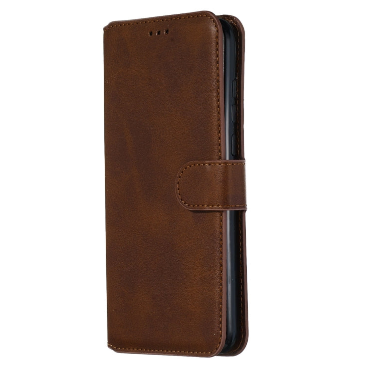 For LG W30 Classic Calf Texture Horizontal Flip PU Leather Case, with Holder & Card Slots & Wallet