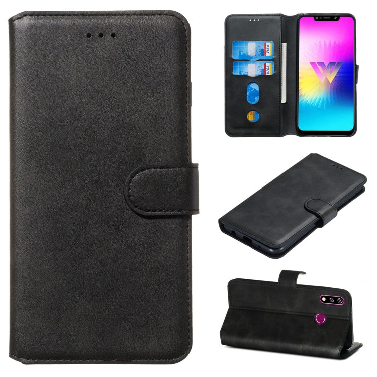 For LG W10 Classic Calf Texture Horizontal Flip PU Leather Case, with Holder & Card Slots & Wallet
