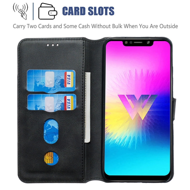 For LG W10 Classic Calf Texture Horizontal Flip PU Leather Case, with Holder & Card Slots & Wallet