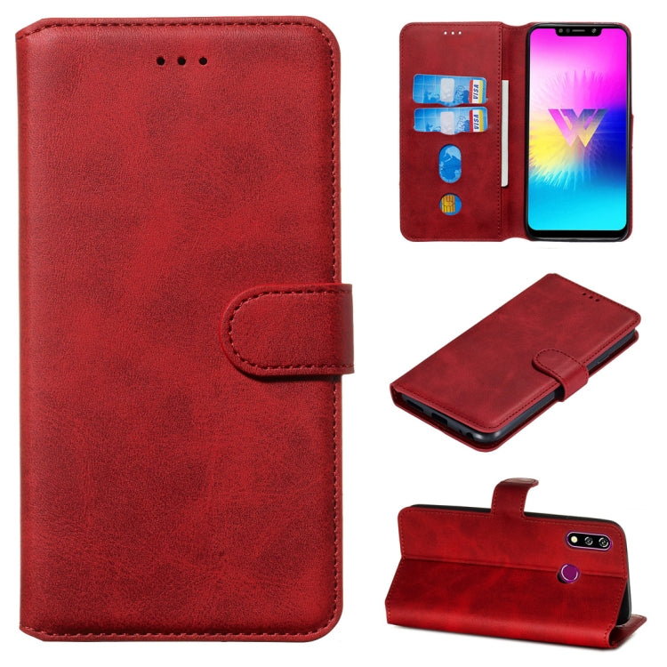 For LG W10 Classic Calf Texture Horizontal Flip PU Leather Case, with Holder & Card Slots & Wallet