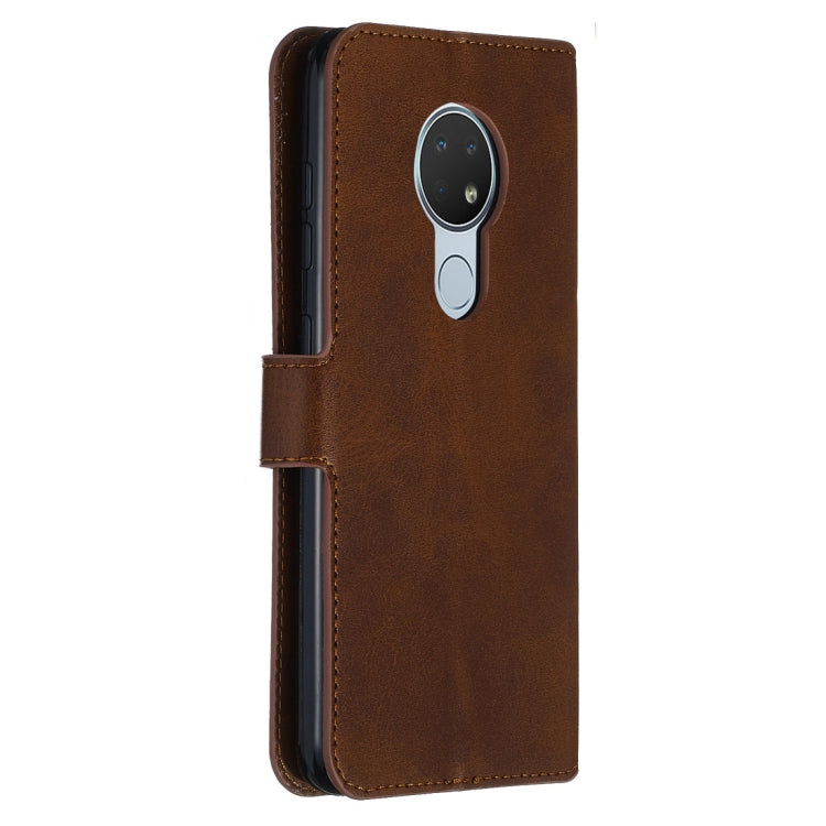 For Nokia 6.2 / Nokia 7.2 Classic Calf Texture Horizontal Flip PU Leather Case, with Holder & Card Slots & Wallet