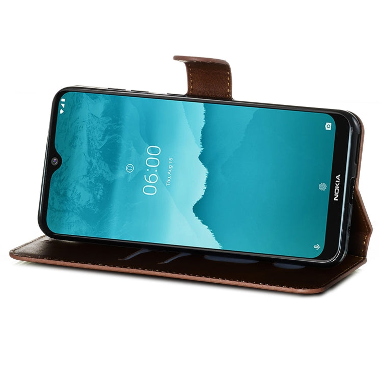 For Nokia 6.2 / Nokia 7.2 Classic Calf Texture Horizontal Flip PU Leather Case, with Holder & Card Slots & Wallet