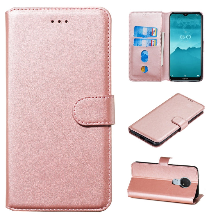 For Nokia 6.2 / Nokia 7.2 Classic Calf Texture Horizontal Flip PU Leather Case, with Holder & Card Slots & Wallet