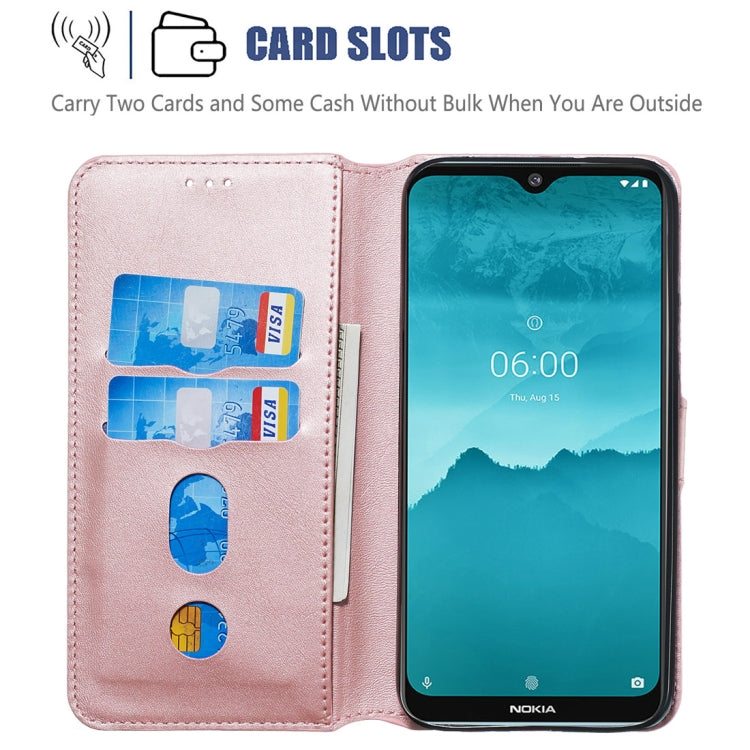 For Nokia 6.2 / Nokia 7.2 Classic Calf Texture Horizontal Flip PU Leather Case, with Holder & Card Slots & Wallet
