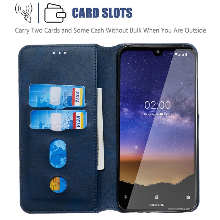 For Nokia 2.2 Classic Calf Texture Horizontal Flip PU Leather Case, with Holder & Card Slots & Wallet