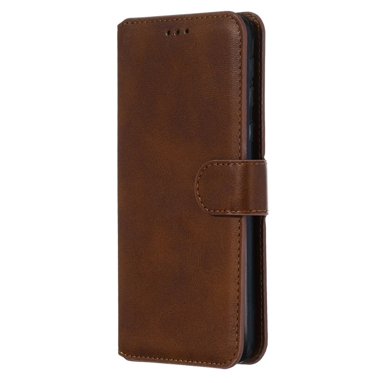 For Motorola Moto E6 Classic Calf Texture Horizontal Flip PU Leather Case, with Holder & Card Slots & Wallet