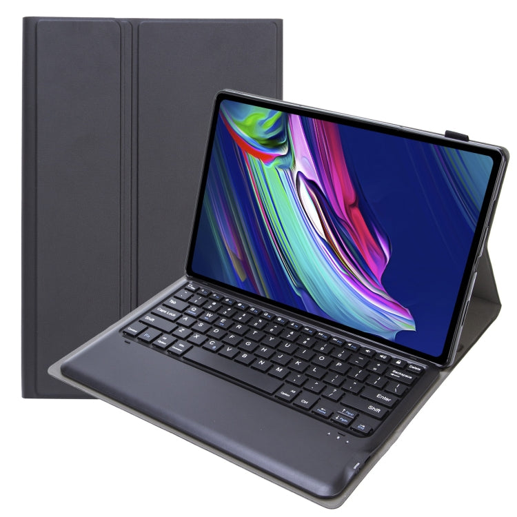 AM17 TPU Detachable Bluetooth Keyboard Leather Case with Bracket For Lenovo Xiaoxin Pad Pro 12.6 inch TB-Q706F(Black)