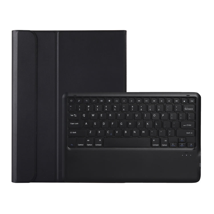AM17 TPU Detachable Bluetooth Keyboard Leather Case with Bracket For Lenovo Xiaoxin Pad Pro 12.6 inch TB-Q706F(Black)