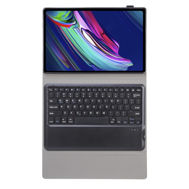 AM17 TPU Detachable Bluetooth Keyboard Leather Case with Bracket For Lenovo Xiaoxin Pad Pro 12.6 inch TB-Q706F(Black)