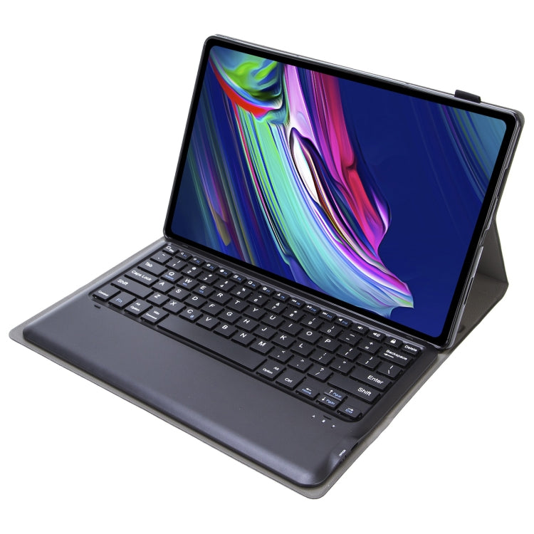 AM17 TPU Detachable Bluetooth Keyboard Leather Case with Bracket For Lenovo Xiaoxin Pad Pro 12.6 inch TB-Q706F(Black)