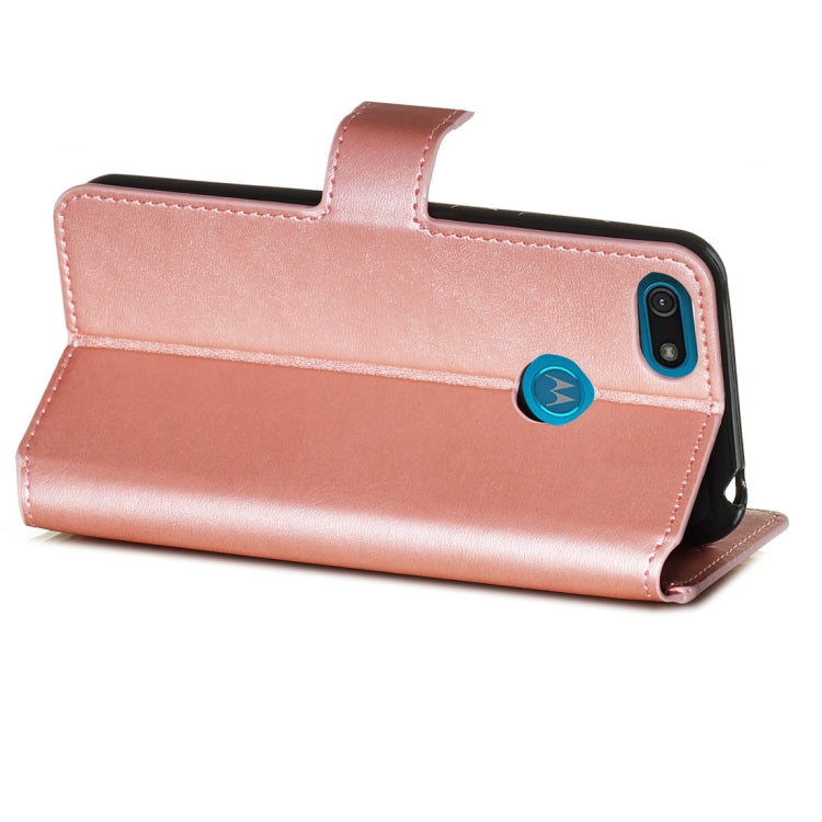 For Motorola Moto E6 Play Classic Calf Texture Horizontal Flip PU Leather Case, with Holder & Card Slots & Wallet