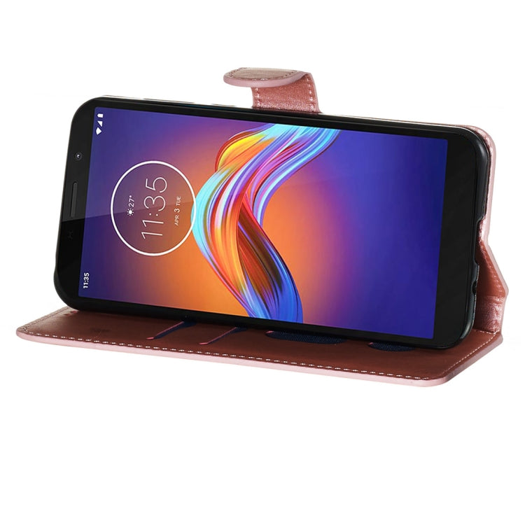 For Motorola Moto E6 Play Classic Calf Texture Horizontal Flip PU Leather Case, with Holder & Card Slots & Wallet