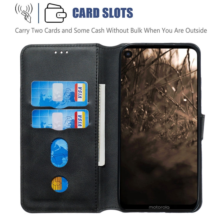 For Motorola MOTO G8 / P40 Power / One Action Classic Calf Texture Horizontal Flip PU Leather Case, with Holder & Card Slots & Wallet