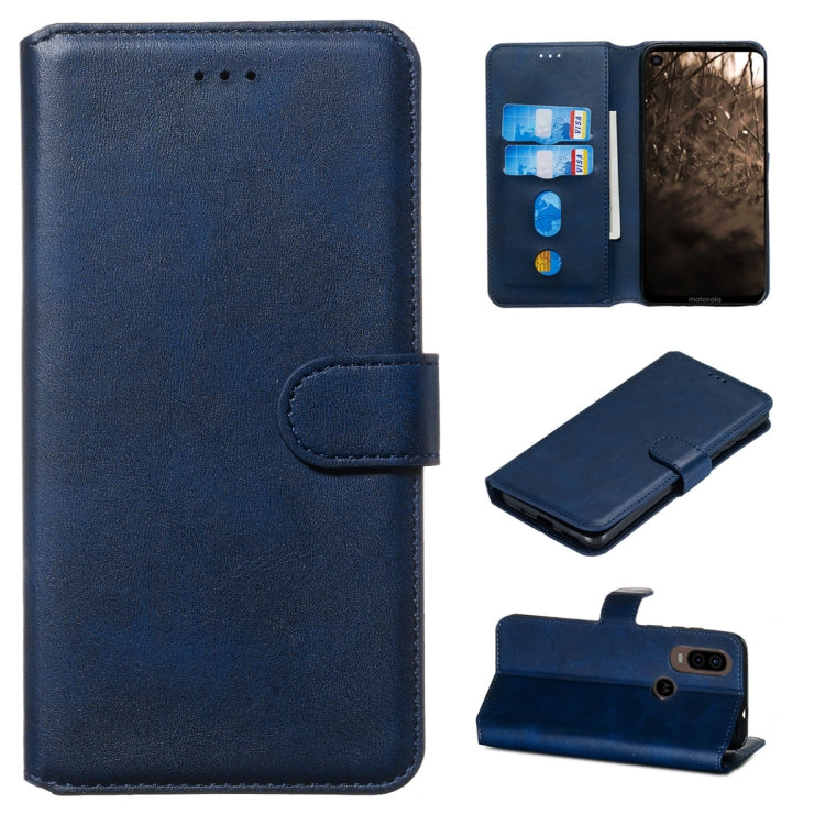 For Motorola MOTO G8 / P40 Power / One Action Classic Calf Texture Horizontal Flip PU Leather Case, with Holder & Card Slots & Wallet