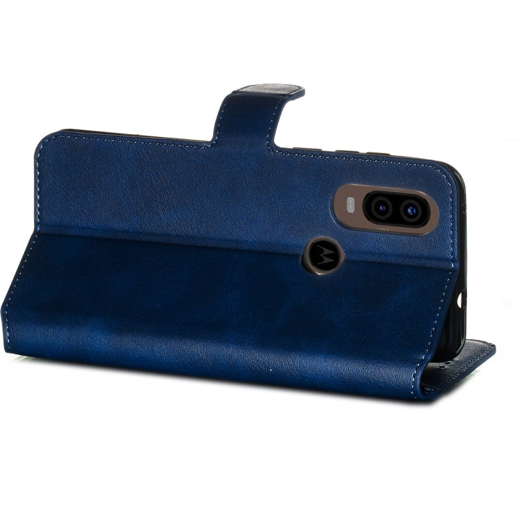 For Motorola MOTO G8 / P40 Power / One Action Classic Calf Texture Horizontal Flip PU Leather Case, with Holder & Card Slots & Wallet