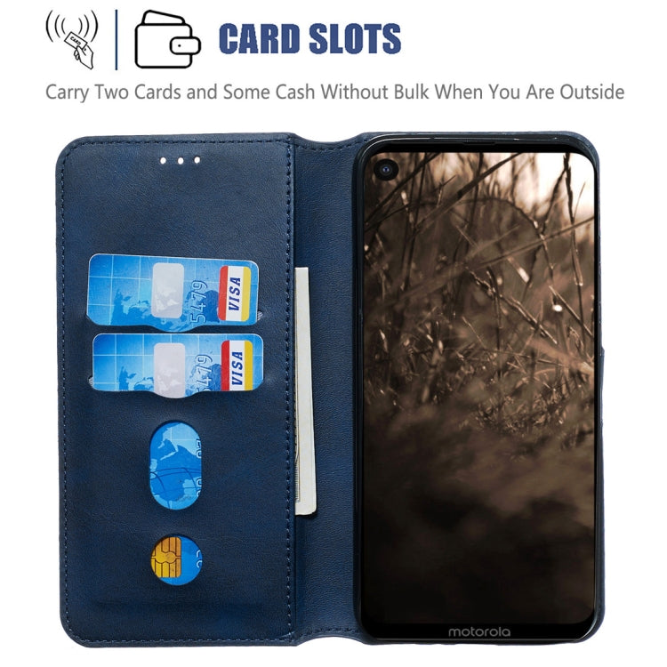 For Motorola MOTO G8 / P40 Power / One Action Classic Calf Texture Horizontal Flip PU Leather Case, with Holder & Card Slots & Wallet