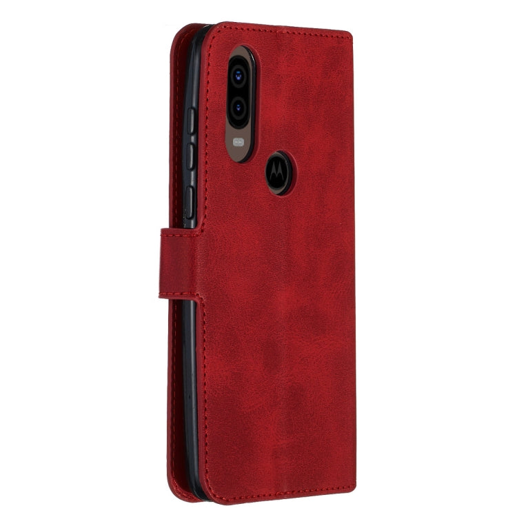 For Motorola MOTO G8 / P40 Power / One Action Classic Calf Texture Horizontal Flip PU Leather Case, with Holder & Card Slots & Wallet