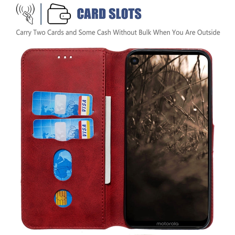 For Motorola MOTO G8 / P40 Power / One Action Classic Calf Texture Horizontal Flip PU Leather Case, with Holder & Card Slots & Wallet