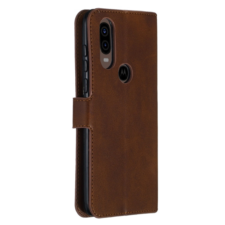 For Motorola MOTO G8 / P40 Power / One Action Classic Calf Texture Horizontal Flip PU Leather Case, with Holder & Card Slots & Wallet