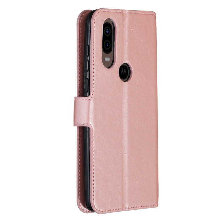 For Motorola MOTO G8 / P40 Power / One Action Classic Calf Texture Horizontal Flip PU Leather Case, with Holder & Card Slots & Wallet