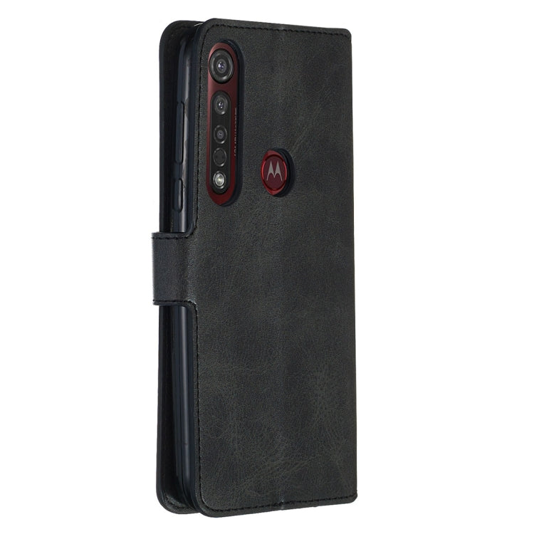 For Motorola Moto G8 Plus Classic Calf Texture Horizontal Flip PU Leather Case, with Holder & Card Slots & Wallet