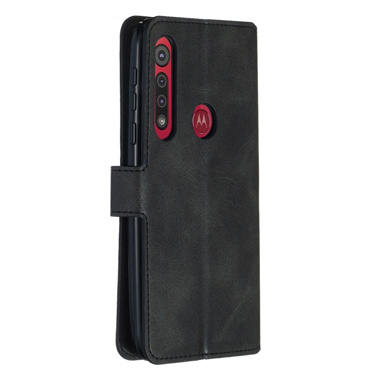 For Motorola Moto G8 Play / One Macro Classic Calf Texture Horizontal Flip PU Leather Case, with Holder & Card Slots & Wallet
