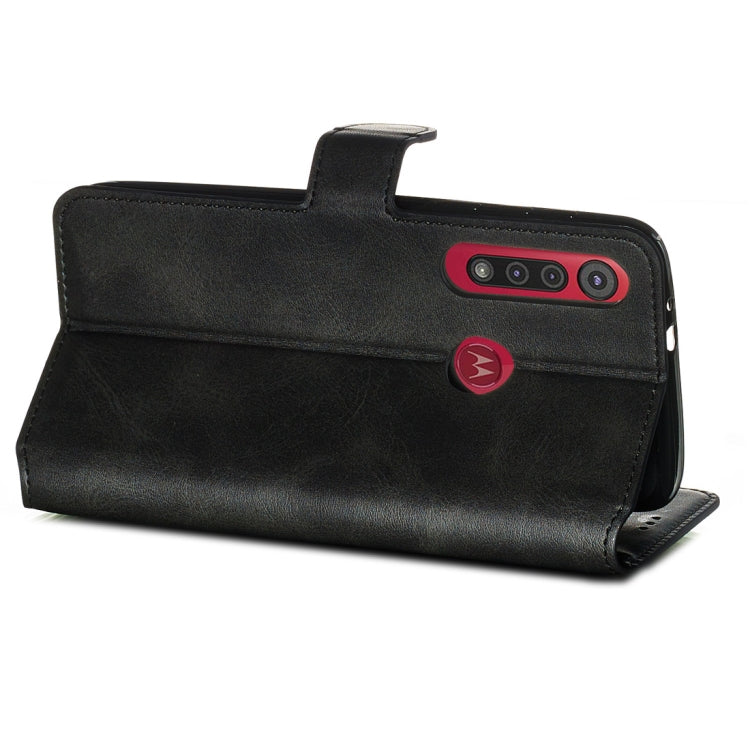 For Motorola Moto G8 Play / One Macro Classic Calf Texture Horizontal Flip PU Leather Case, with Holder & Card Slots & Wallet