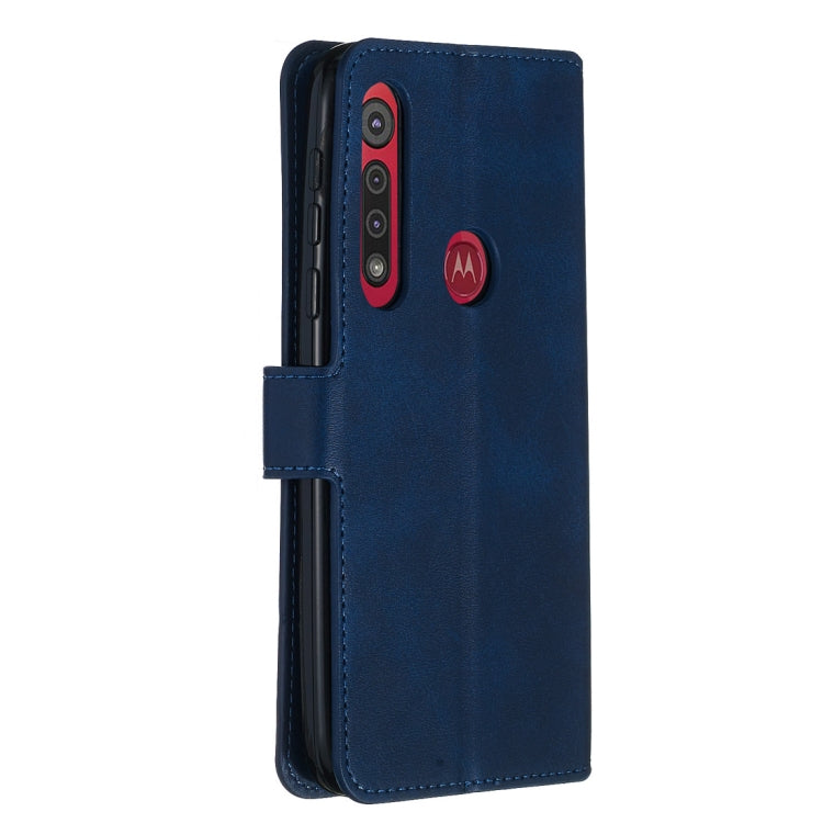 For Motorola Moto G8 Play / One Macro Classic Calf Texture Horizontal Flip PU Leather Case, with Holder & Card Slots & Wallet