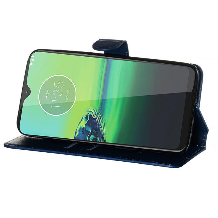 For Motorola Moto G8 Play / One Macro Classic Calf Texture Horizontal Flip PU Leather Case, with Holder & Card Slots & Wallet