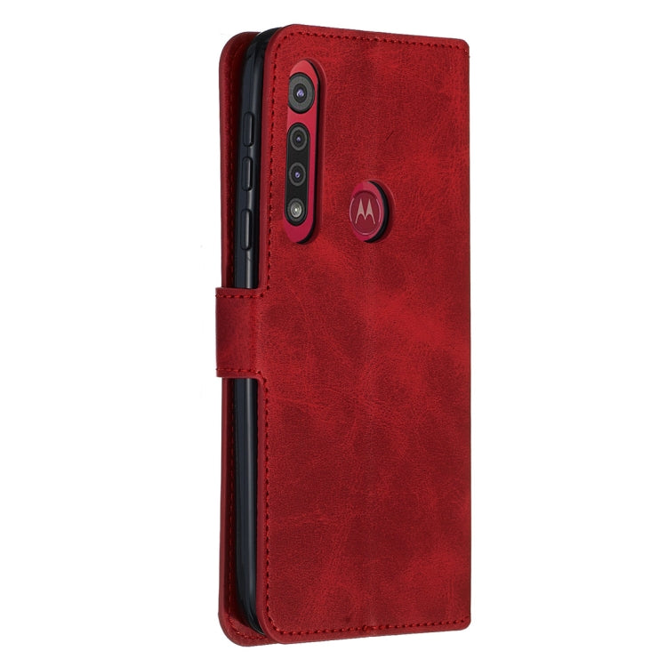 For Motorola Moto G8 Play / One Macro Classic Calf Texture Horizontal Flip PU Leather Case, with Holder & Card Slots & Wallet