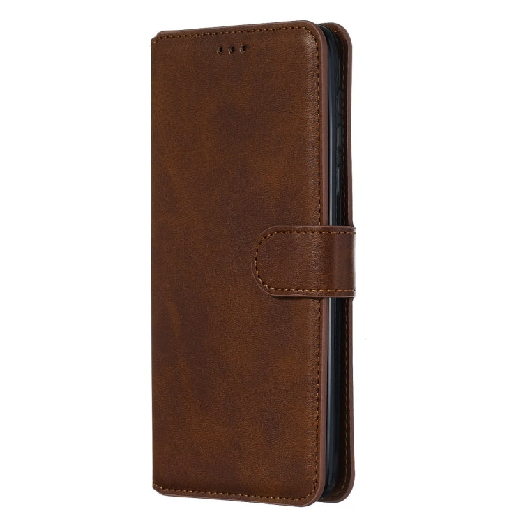 For Motorola Moto G8 Play / One Macro Classic Calf Texture Horizontal Flip PU Leather Case, with Holder & Card Slots & Wallet