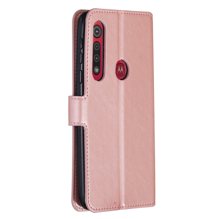 For Motorola Moto G8 Play / One Macro Classic Calf Texture Horizontal Flip PU Leather Case, with Holder & Card Slots & Wallet