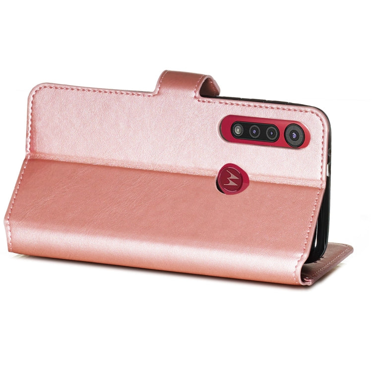 For Motorola Moto G8 Play / One Macro Classic Calf Texture Horizontal Flip PU Leather Case, with Holder & Card Slots & Wallet