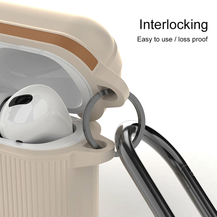 Suitcase Silicone Earphone Protective Case with Hook For AirPods Pro