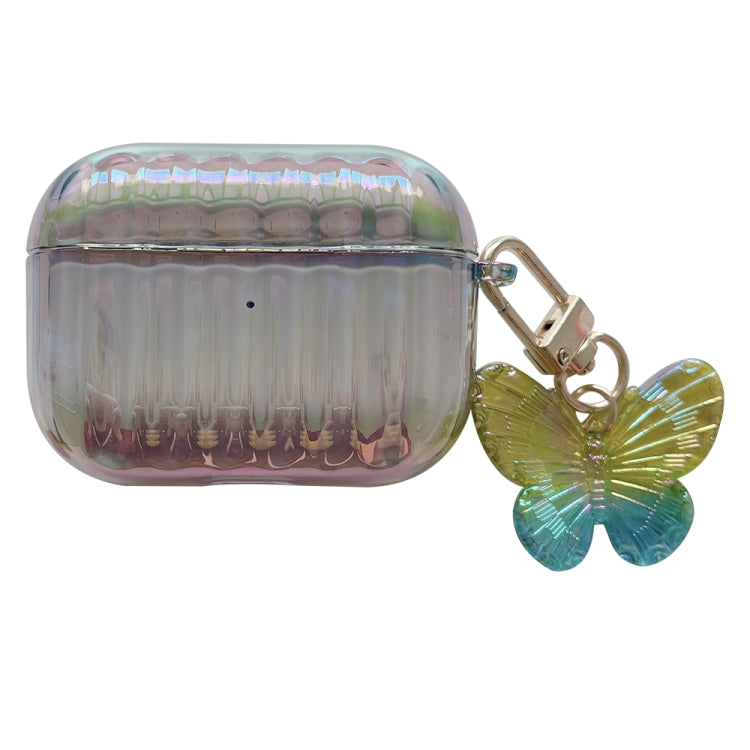 Color Plated PC Earphone Case with Butterfly Clasp For AirPods Pro