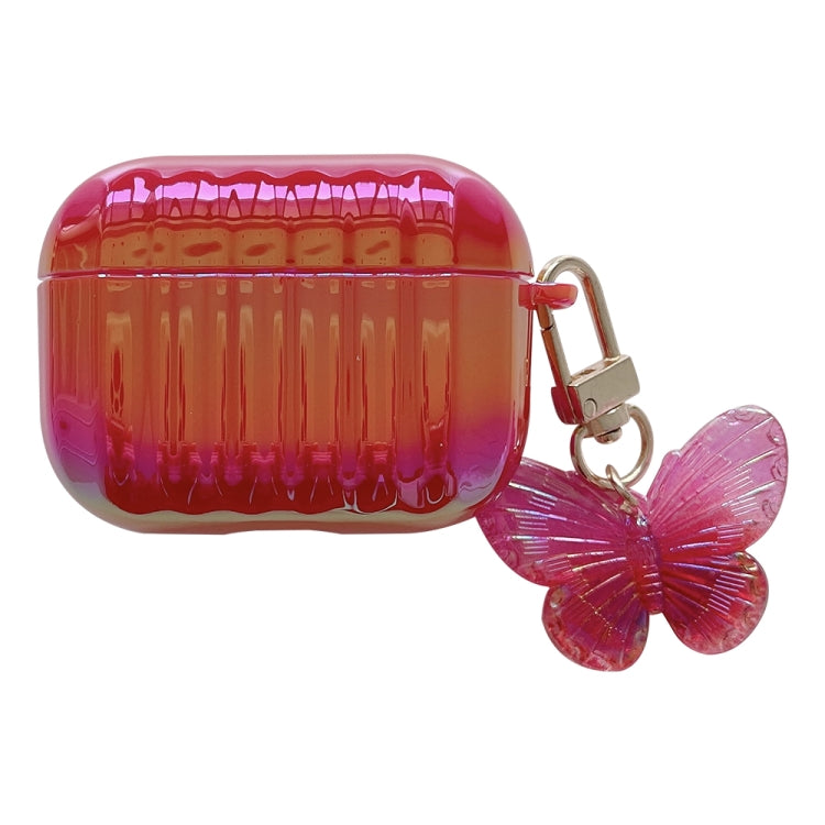 Color Plated PC Earphone Case with Butterfly Clasp For AirPods Pro