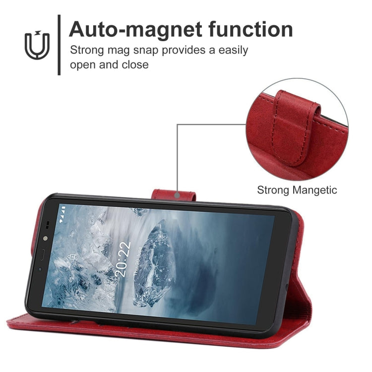Leather Phone Case For Nokia C2 2nd Edition