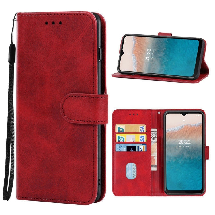 Leather Phone Case For Nokia C21 Plus