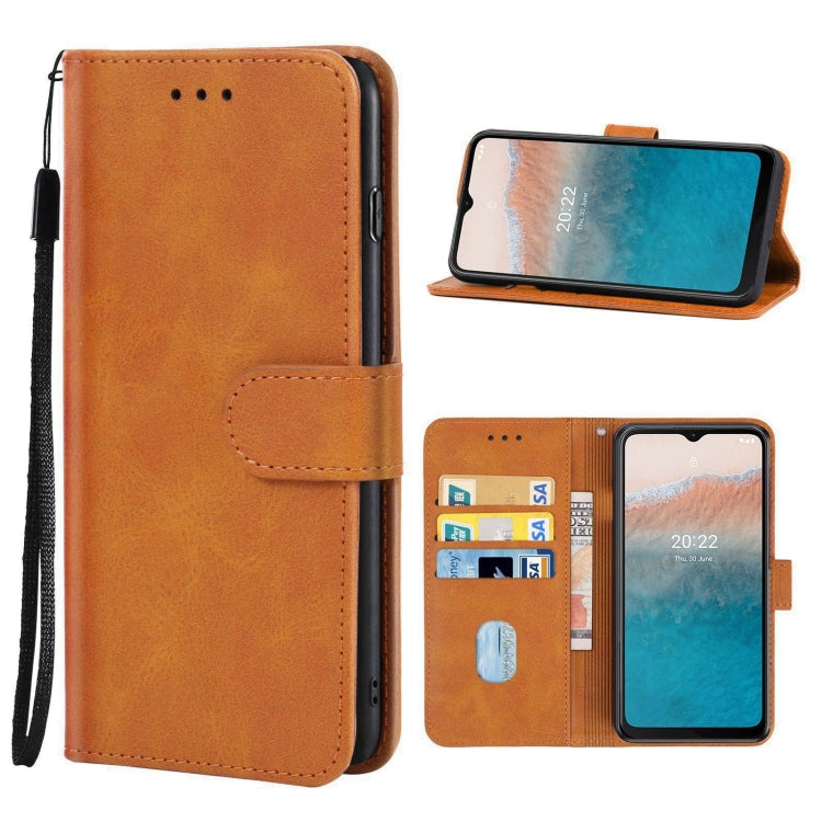Leather Phone Case For Nokia C21 Plus