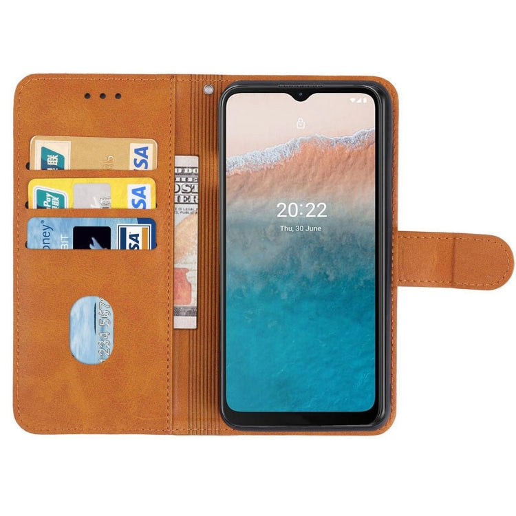 Leather Phone Case For Nokia C21 Plus