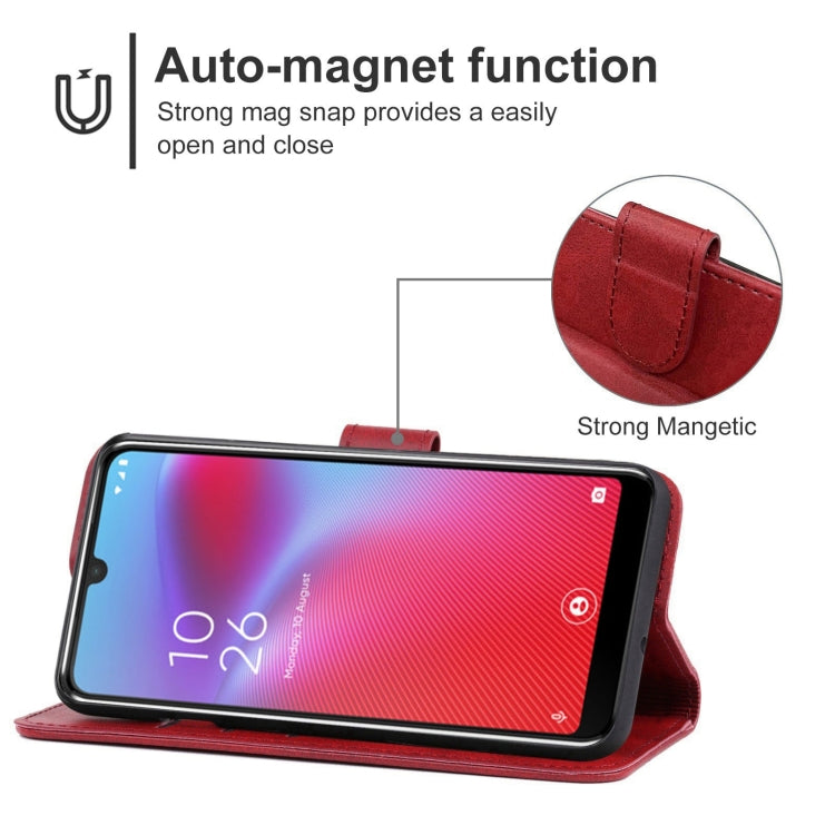 Leather Phone Case For Vodafone Smart V12