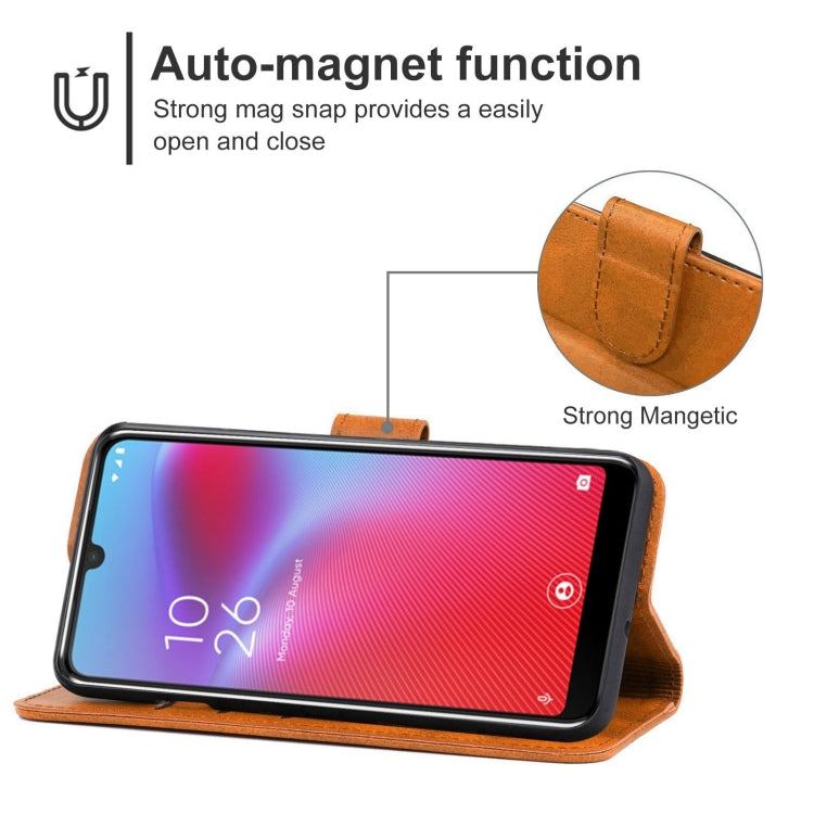 Leather Phone Case For Vodafone Smart V12