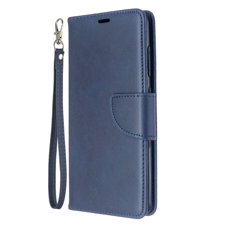 For Galaxy A51 Retro Lambskin Texture Pure Color Horizontal Flip PU Leather Case with Holder & Card Slots & Wallet & Lanyard