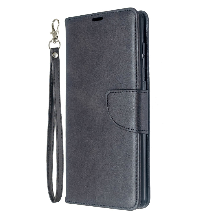 For Galaxy A71 Retro Lambskin Texture Pure Color Horizontal Flip PU Leather Case with Holder & Card Slots & Wallet & Lanyard