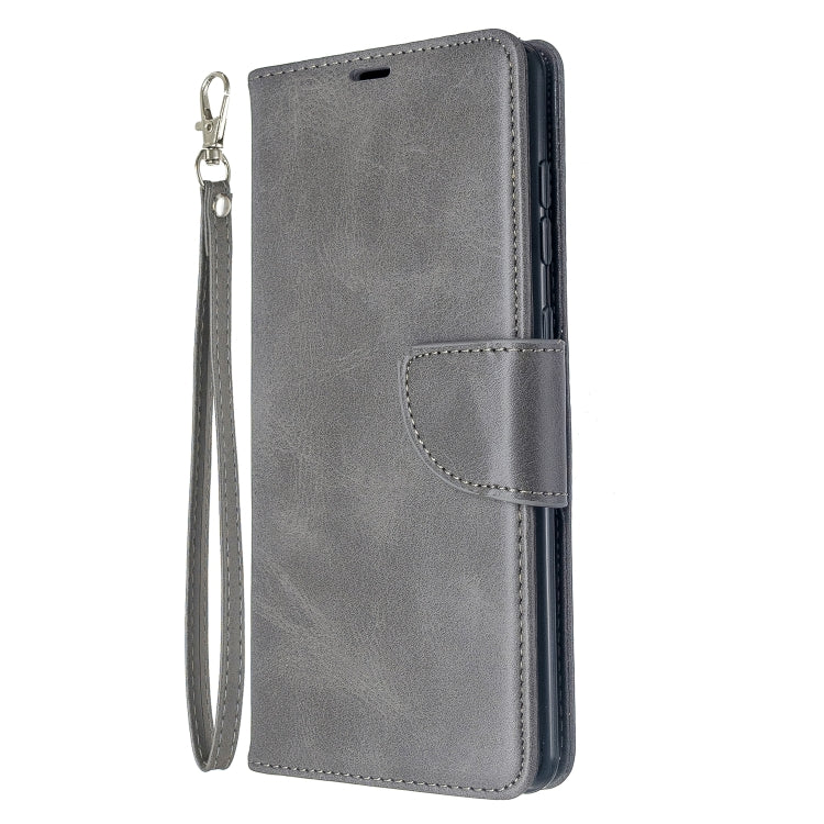 For Galaxy A71 Retro Lambskin Texture Pure Color Horizontal Flip PU Leather Case with Holder & Card Slots & Wallet & Lanyard