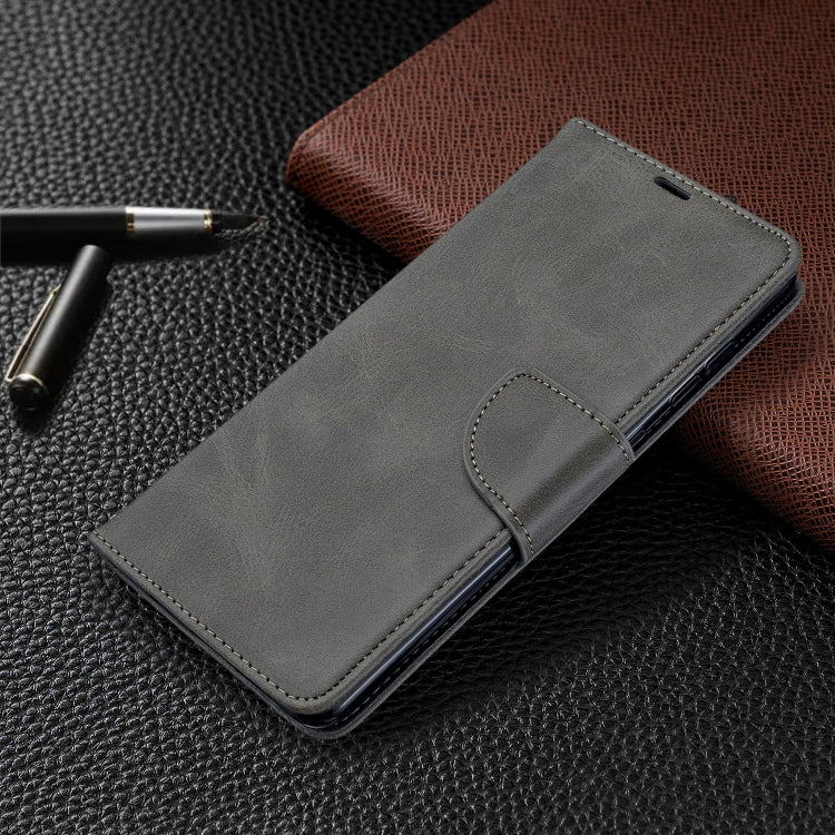 For Galaxy A71 Retro Lambskin Texture Pure Color Horizontal Flip PU Leather Case with Holder & Card Slots & Wallet & Lanyard