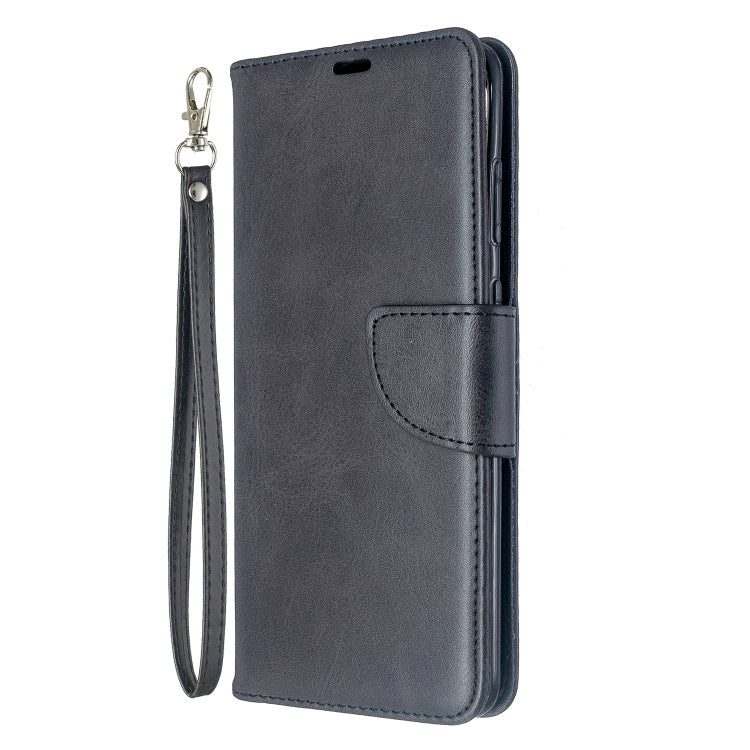 For Galaxy S20+ Retro Lambskin Texture Pure Color Horizontal Flip PU Leather Case with Holder & Card Slots & Wallet & Lanyard