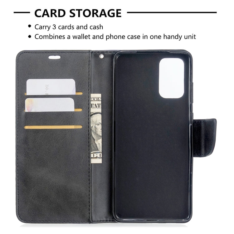 For Galaxy S20+ Retro Lambskin Texture Pure Color Horizontal Flip PU Leather Case with Holder & Card Slots & Wallet & Lanyard