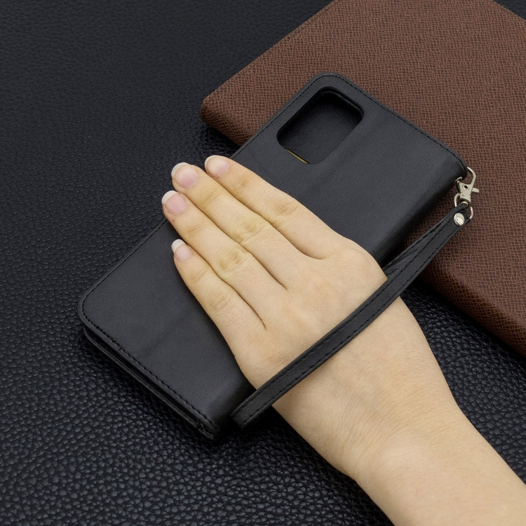 For Galaxy S20+ Retro Lambskin Texture Pure Color Horizontal Flip PU Leather Case with Holder & Card Slots & Wallet & Lanyard