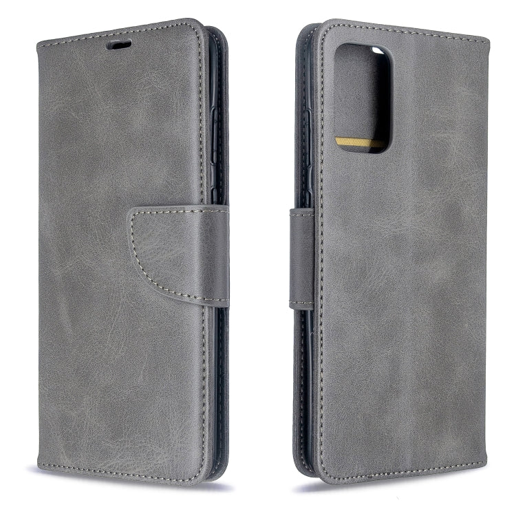 For Galaxy S20+ Retro Lambskin Texture Pure Color Horizontal Flip PU Leather Case with Holder & Card Slots & Wallet & Lanyard